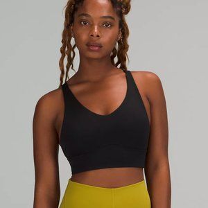 lululemon in alignment longline bra light support